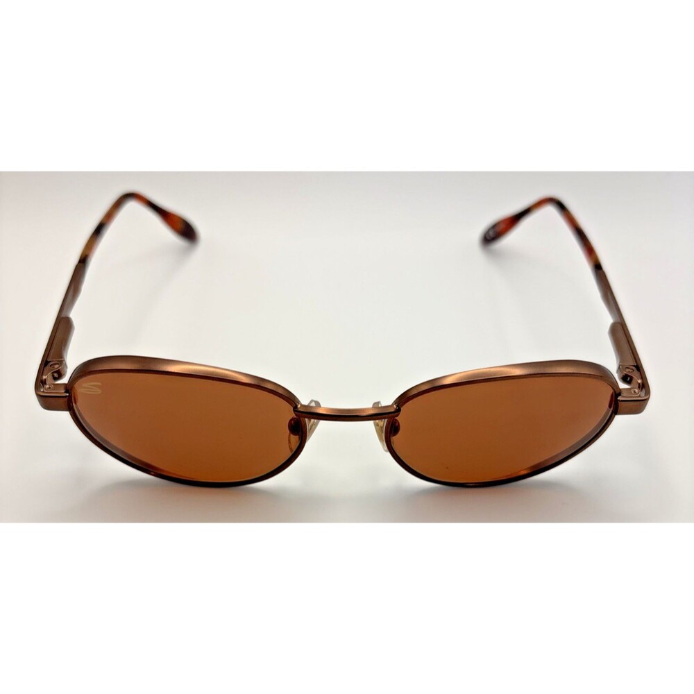 Vintage Serengeti 6410 Rutgers Sunglasses Copper Frame Tortoise Shell